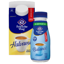 Friesche Vlag balance, halvamel of latte opschuimmelk